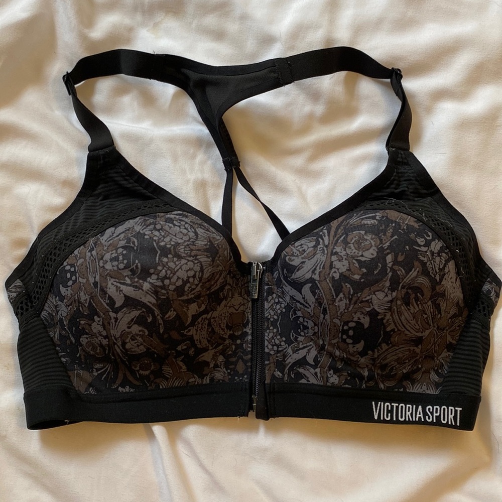 Victorias Secret front zip sports bra